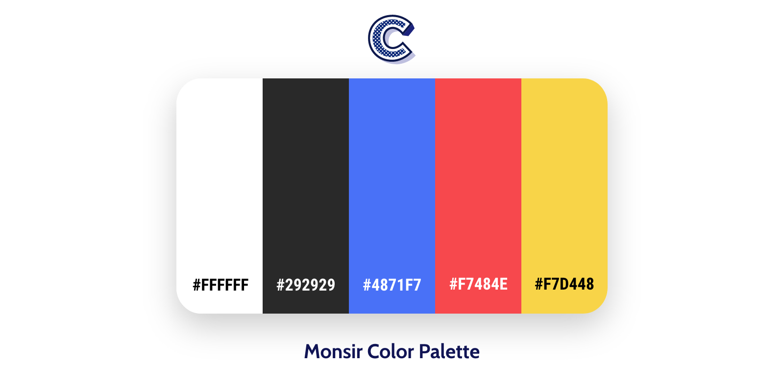 the featured image of monsir color palette