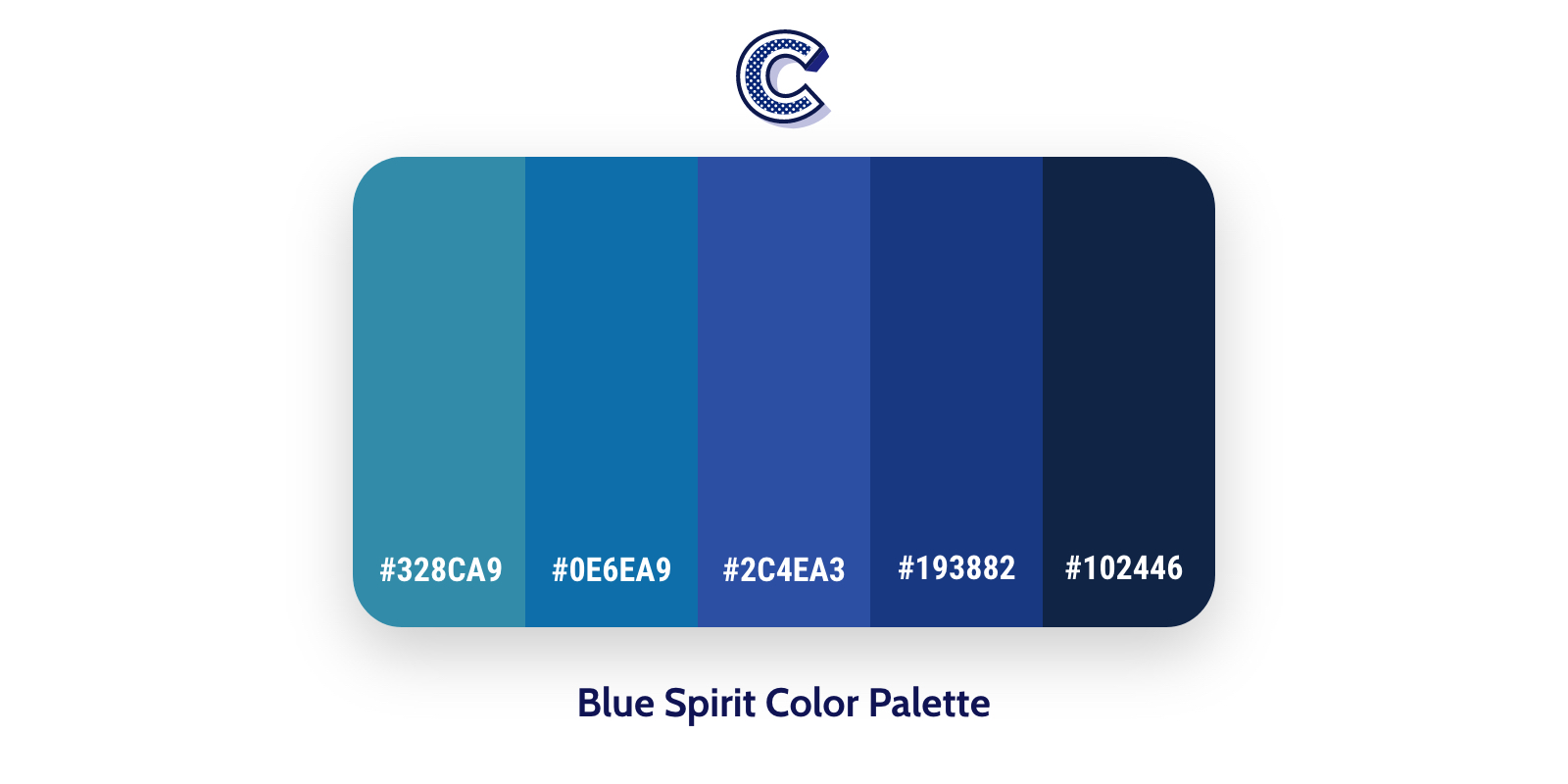 the featured image of blue spirit color palette