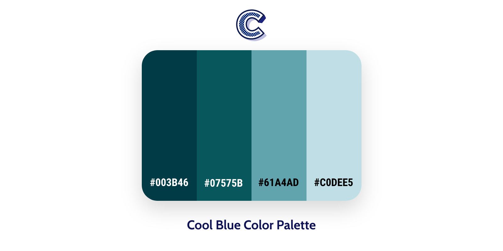 the featured image of cool blue color palette