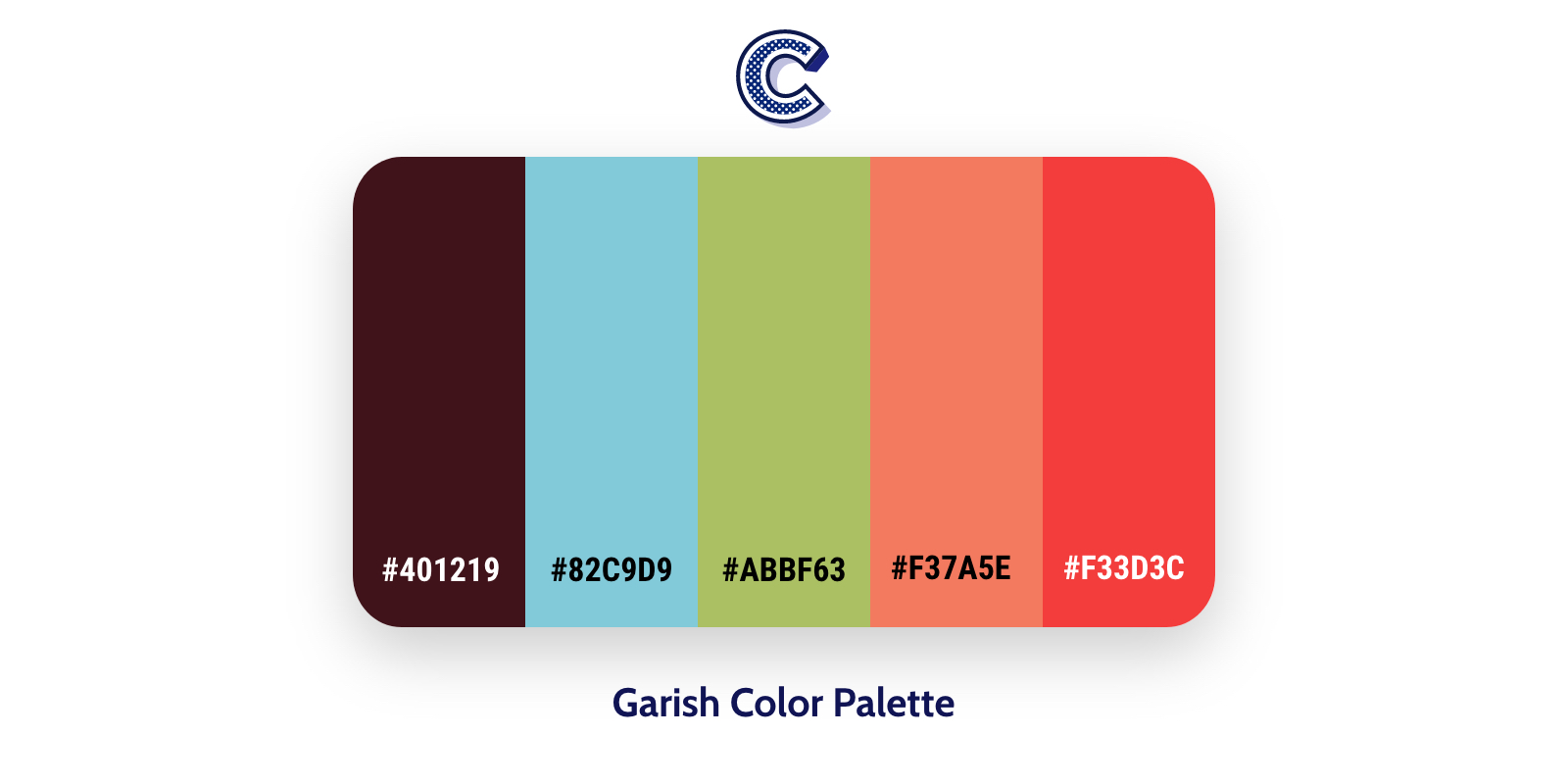 The featured image of garish color palette