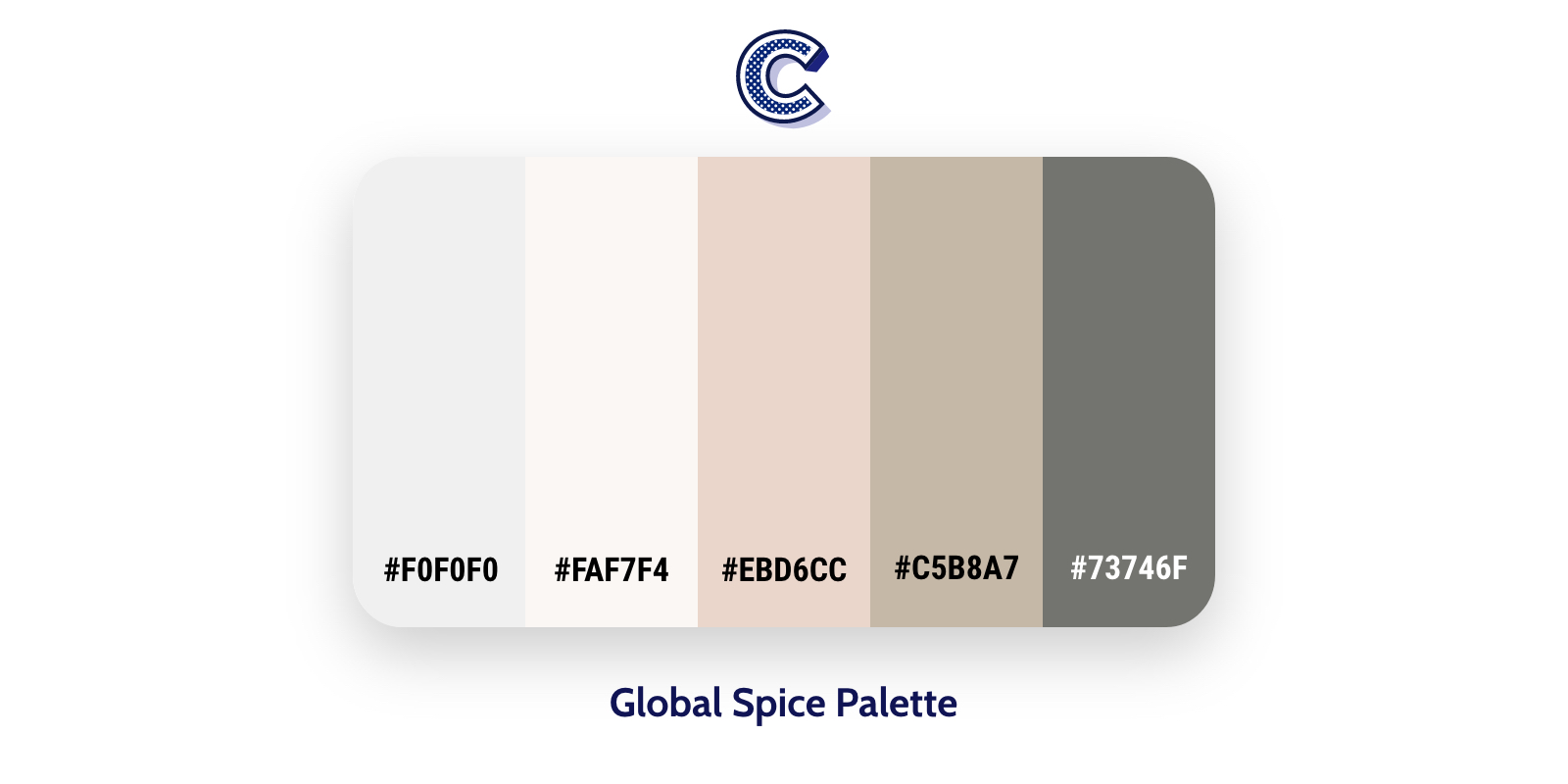 the featured image of global spice color palette