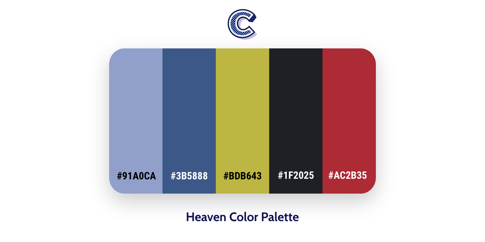 the featured image of heaven color palette