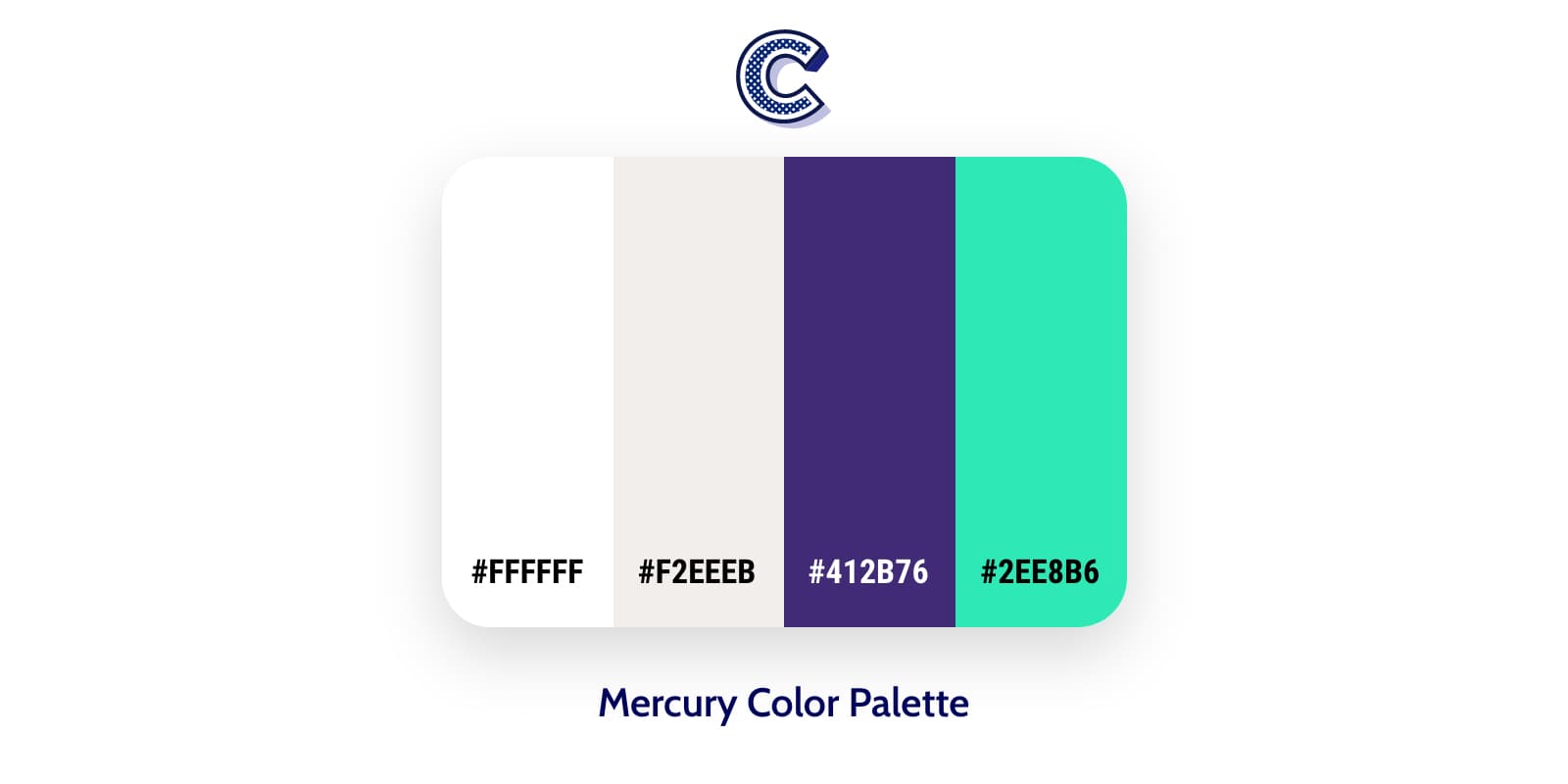 the featured image of mercrury color palette