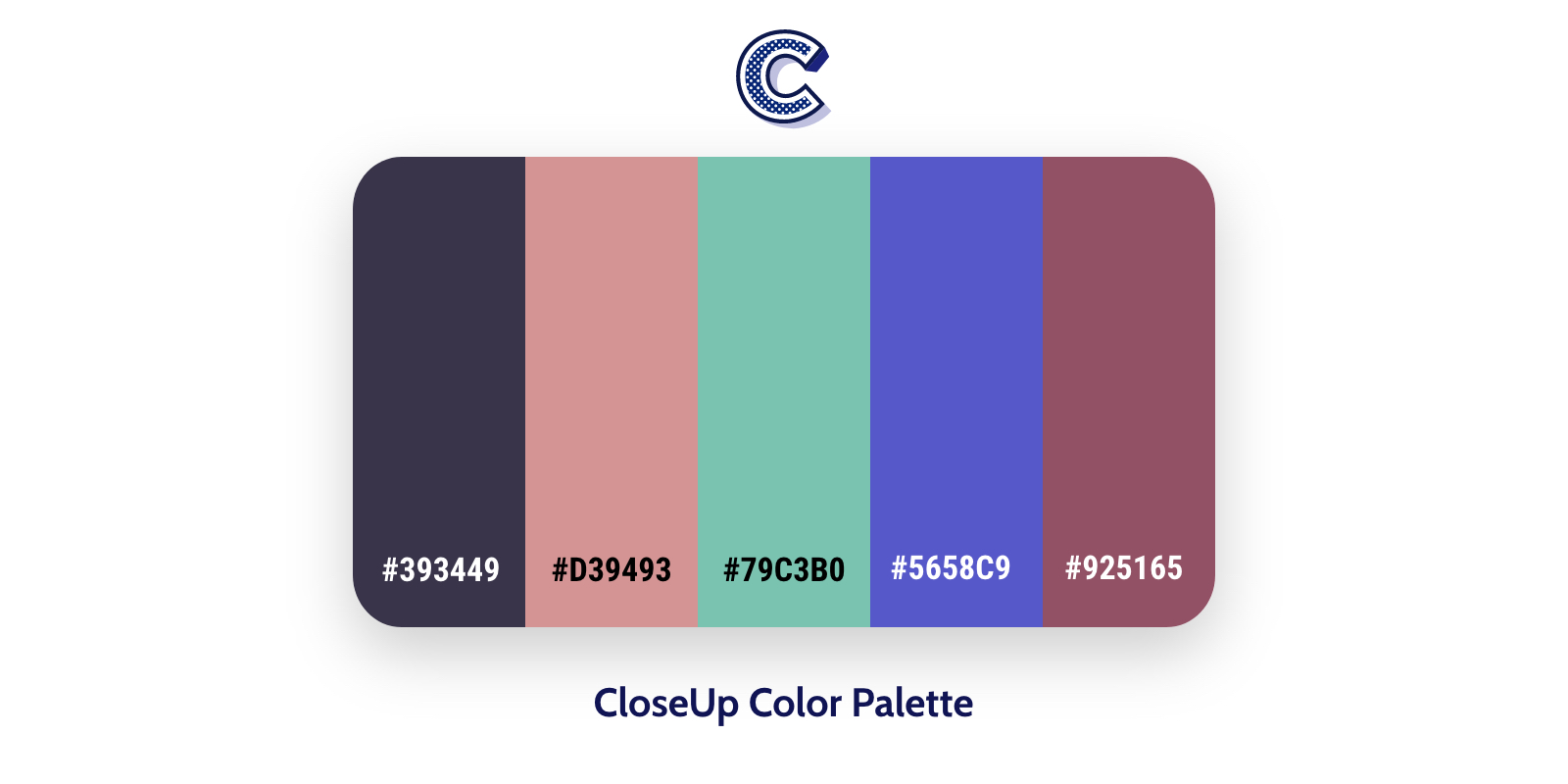 the featured image of closeup color palette