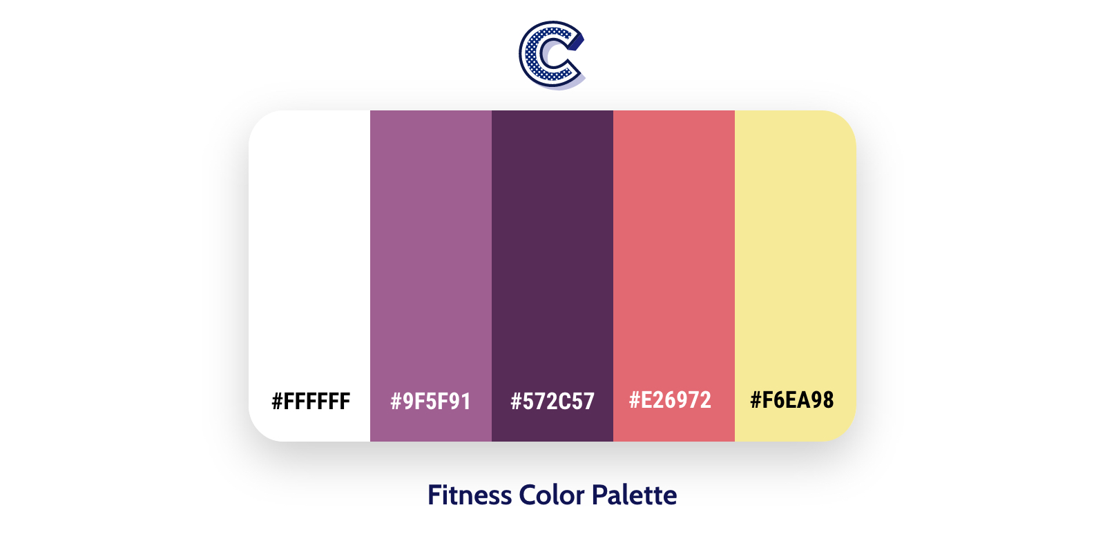 the featured of fitness color palette