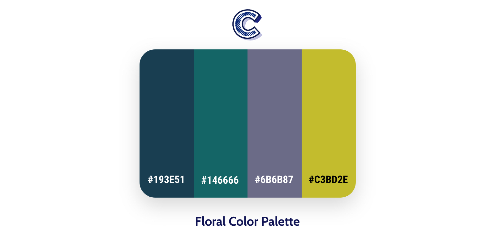 the featured of floral color palette