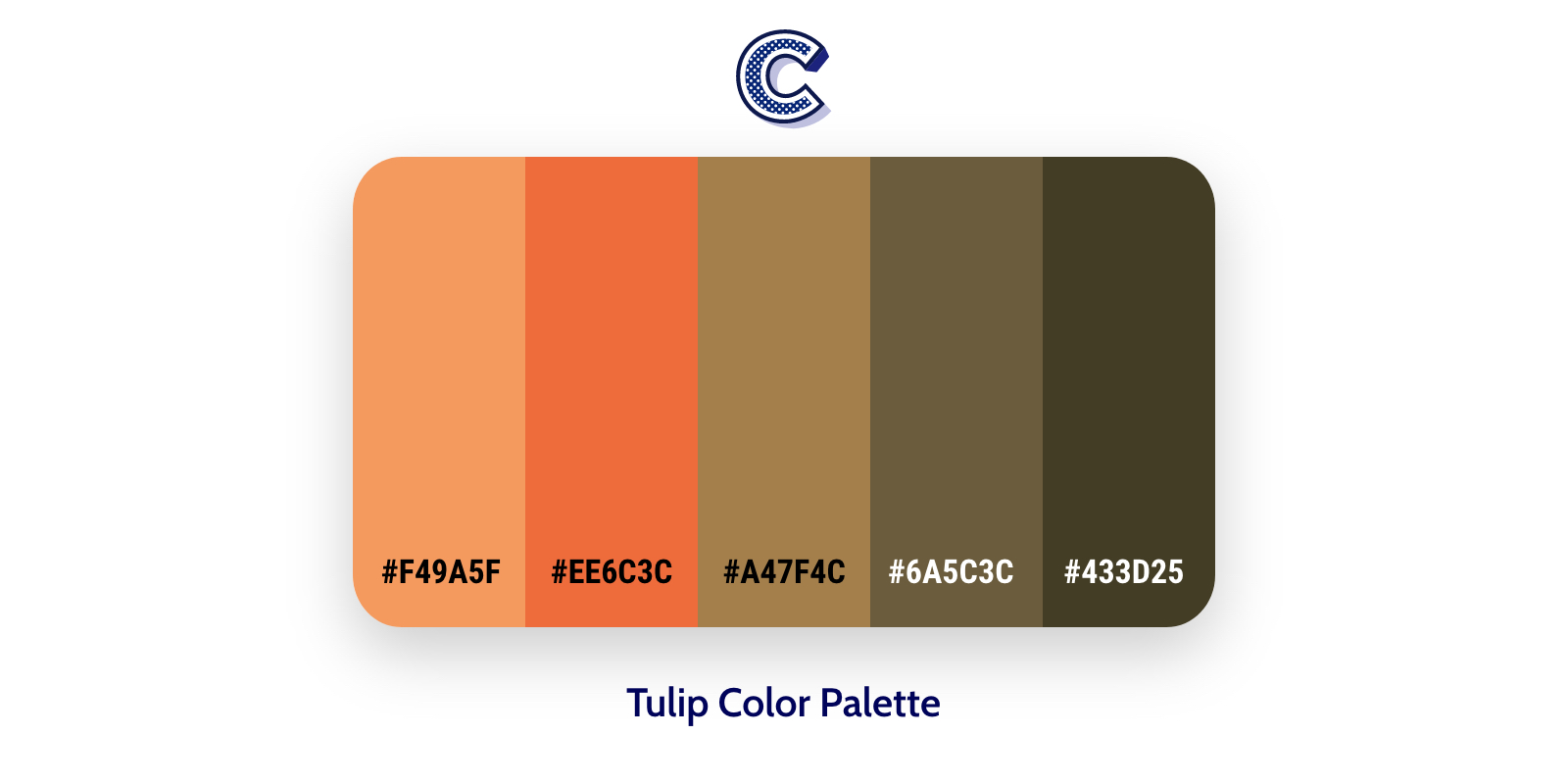 the featured image of tulip color palette