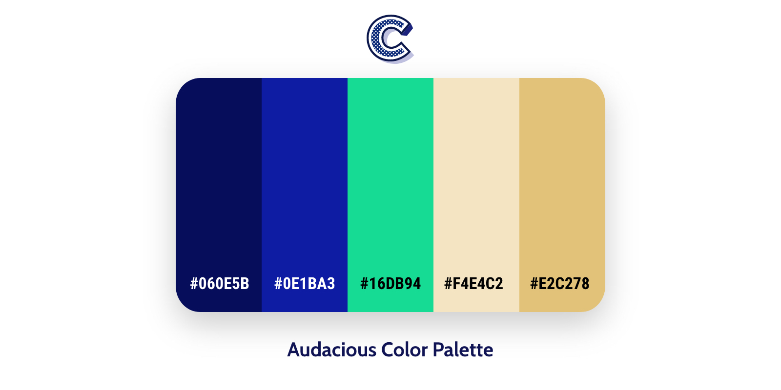 the featured of audacious color palette