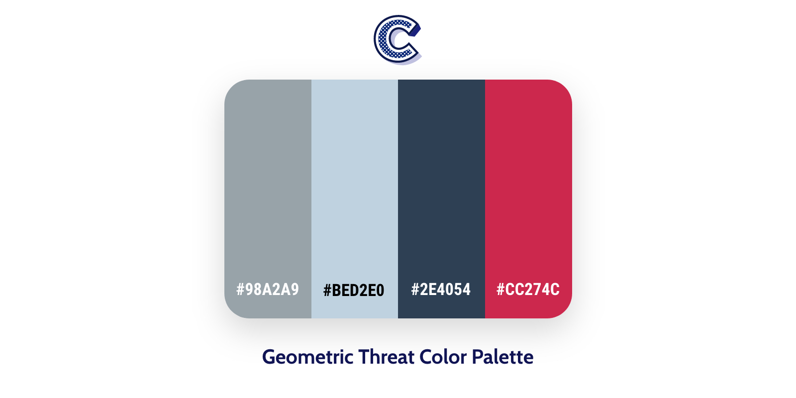 teh featured image of geometric threat color palette