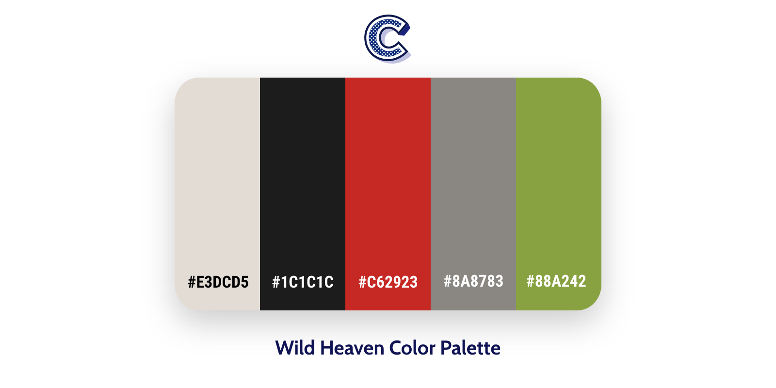 the featured image of wild heaven color palette