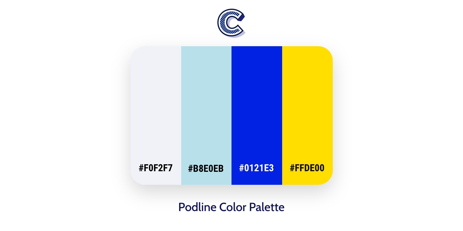 the featured image of podline color palette