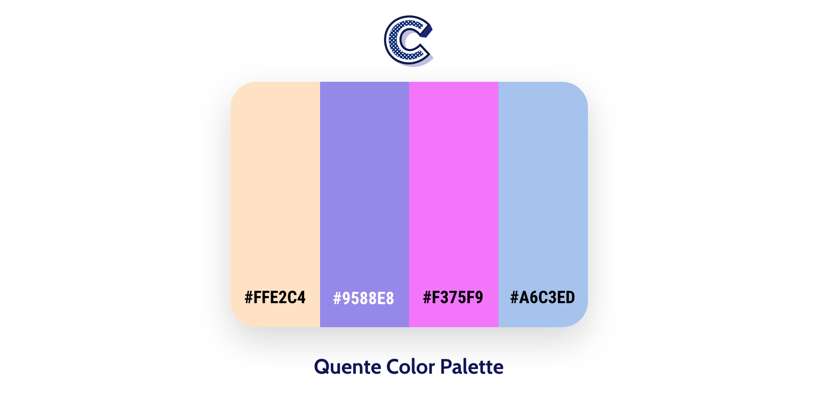 The featured image of quente color palette