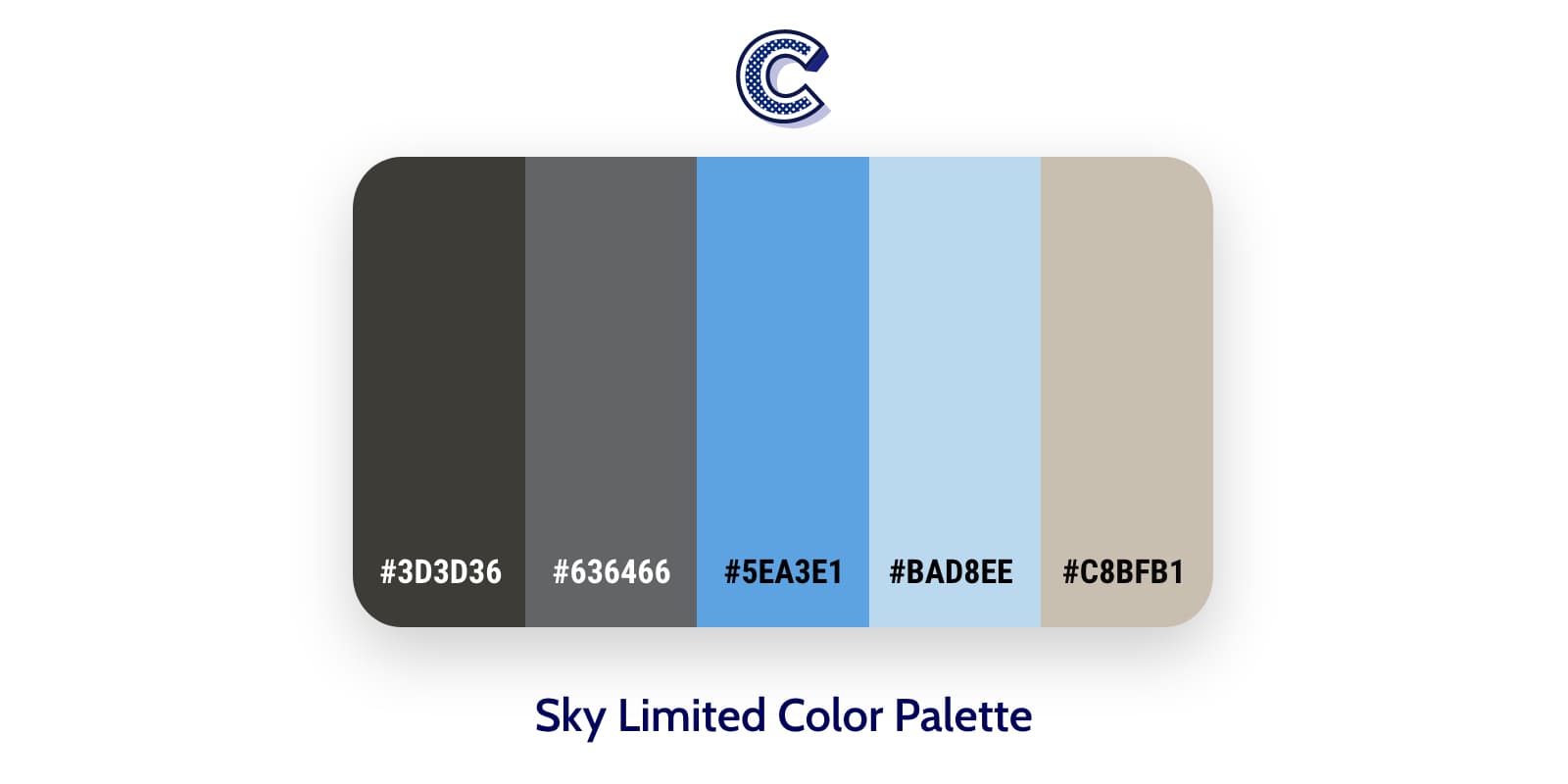 The featured Sky limited color palette