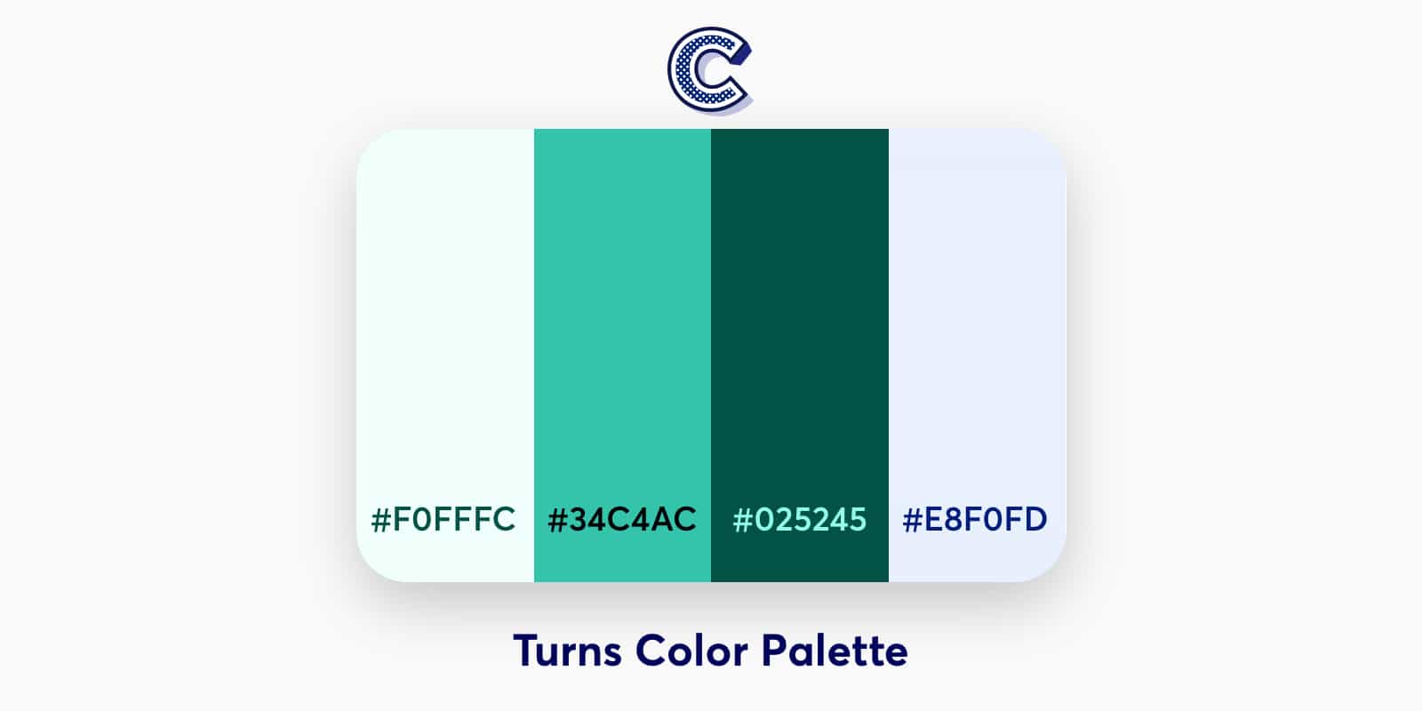 the featured image of turns color palette