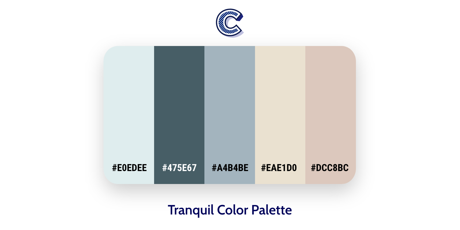 the featured image of Tranquilord color palette