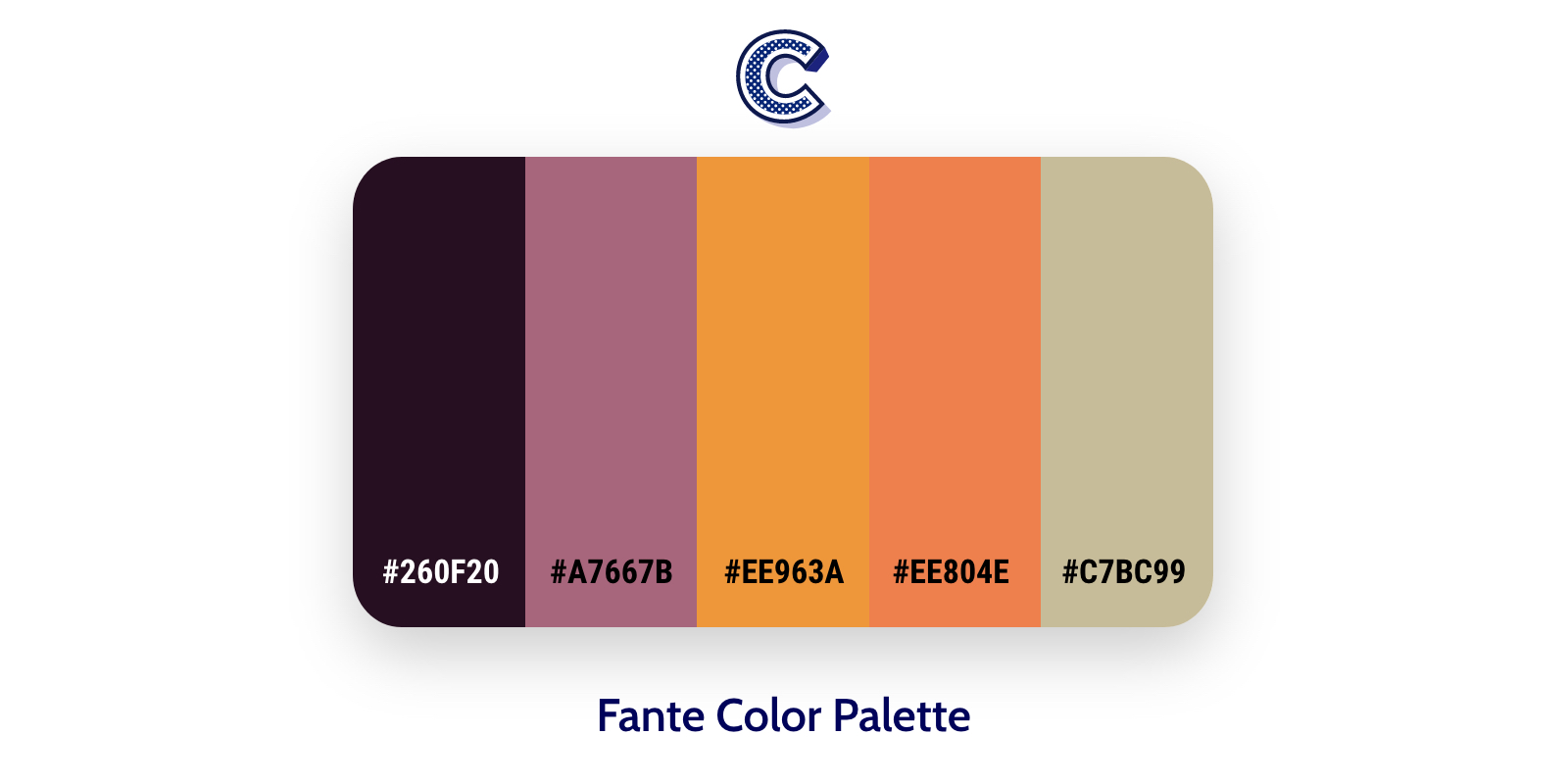 the featured image of fante color palette