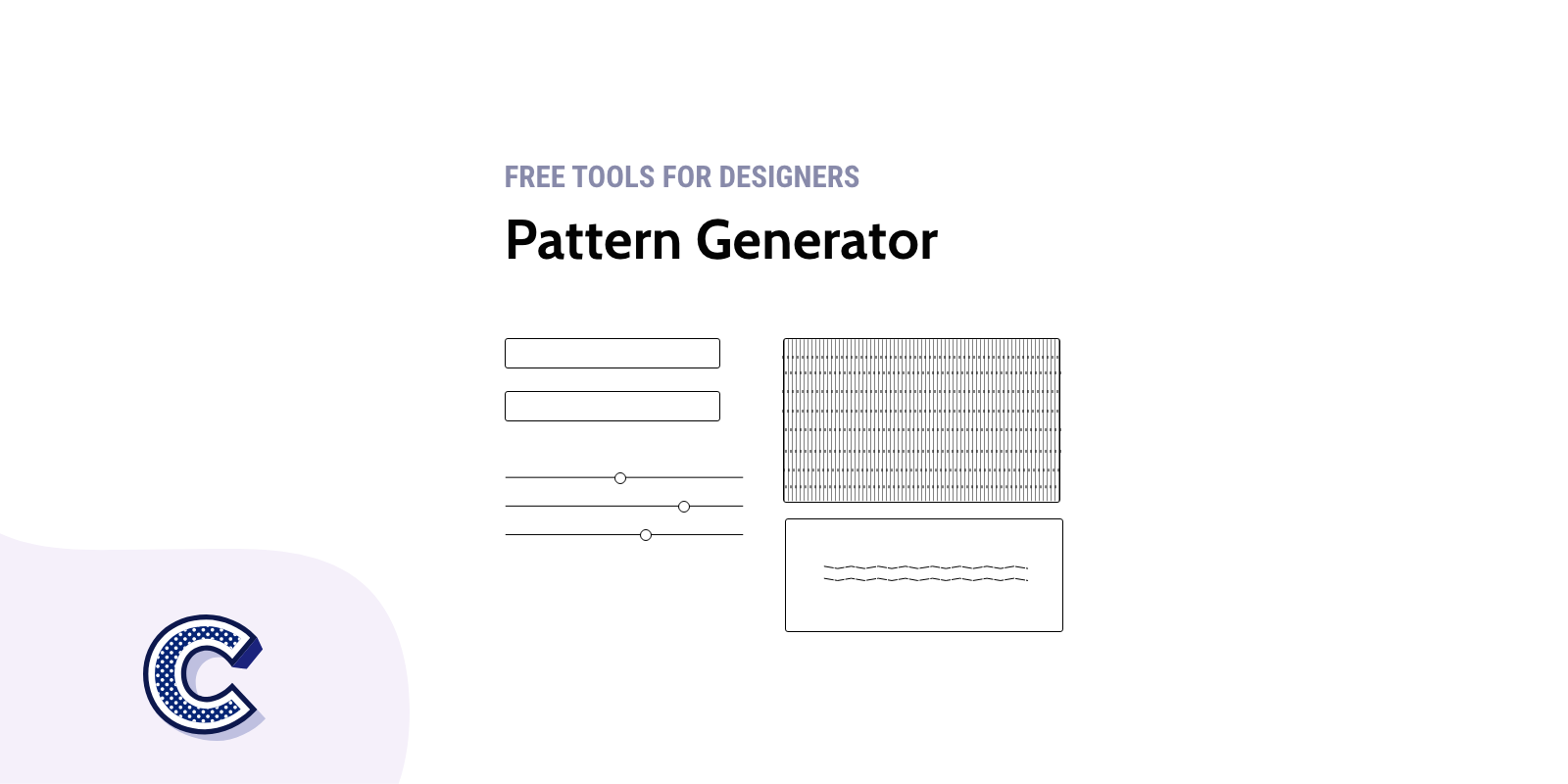 Pattern generator - Colortools - Free Tools for Designers