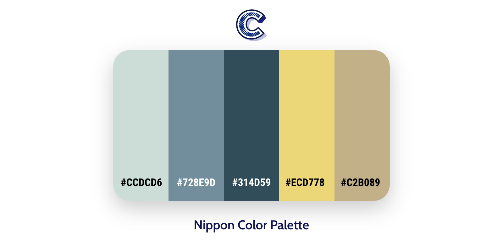 the color palette of nippon