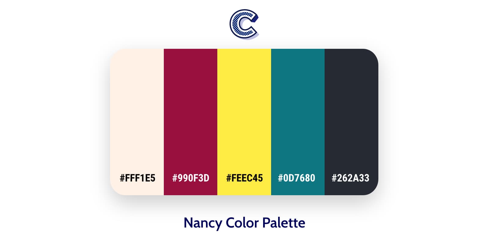 the featured image of nancy color palette