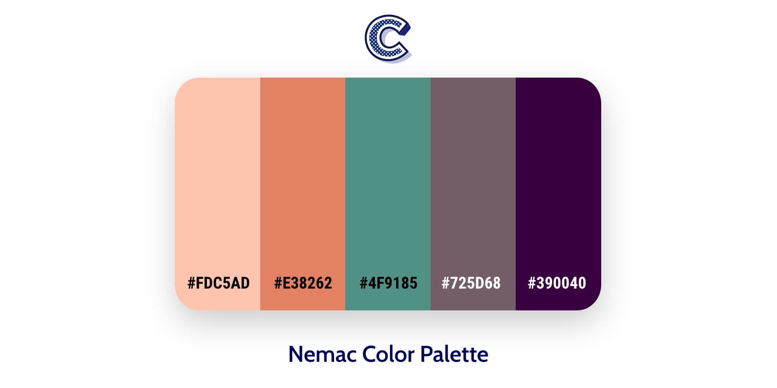 the featured image of nemac color palette