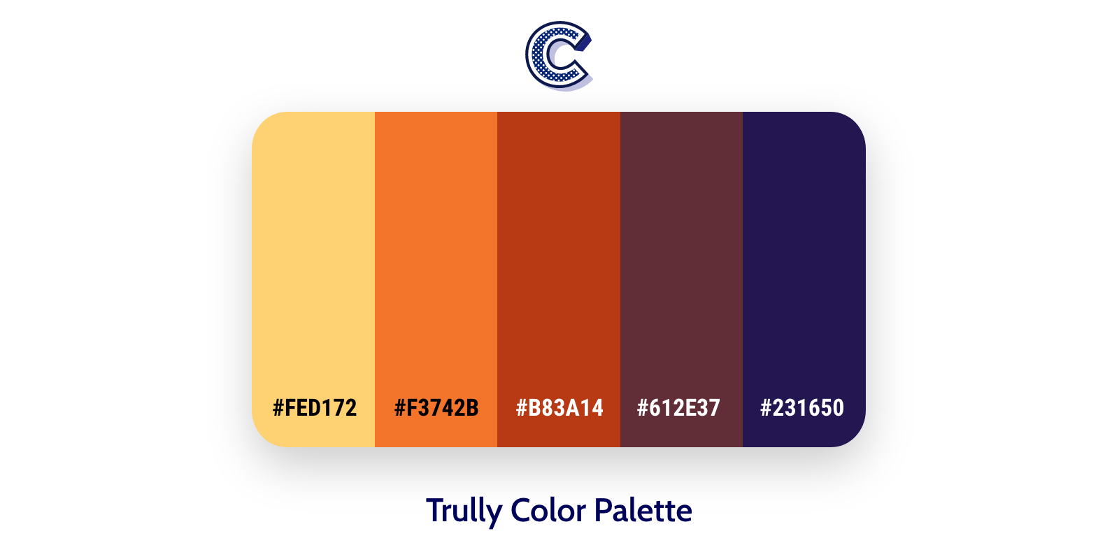 the featured image of trully color palette