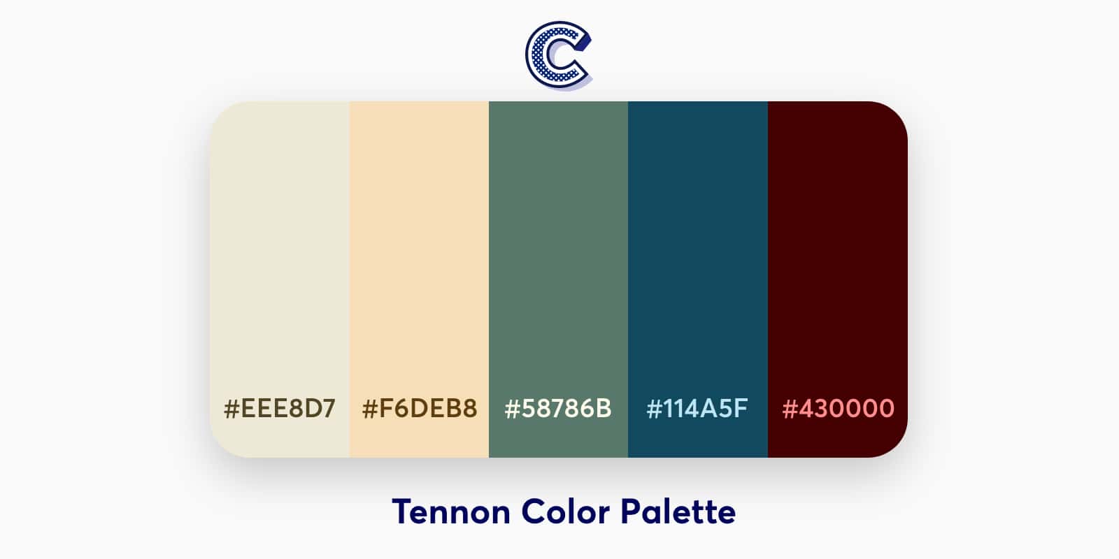 the featured image of tennon color palette