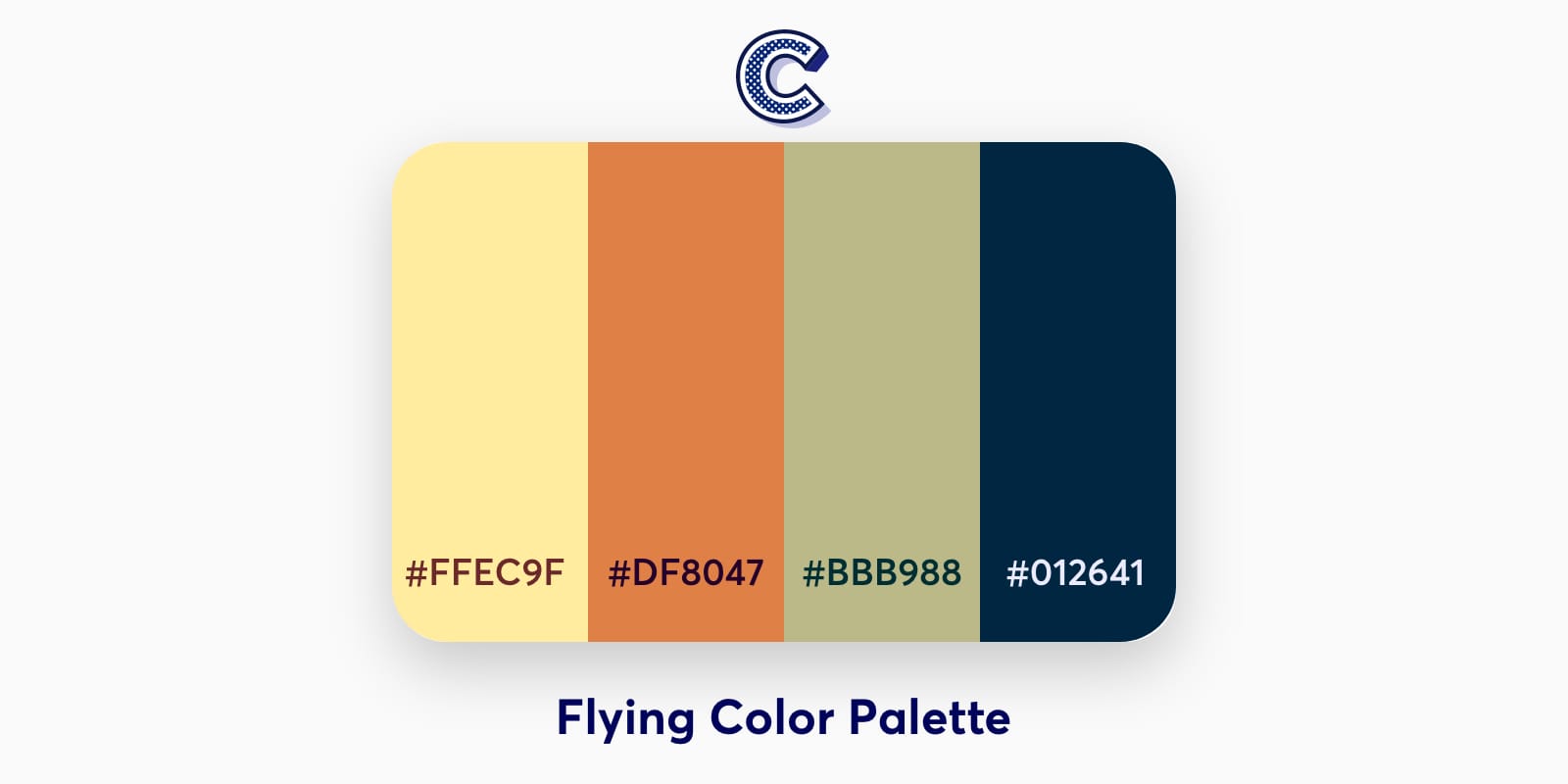 the featured image of flying color palette