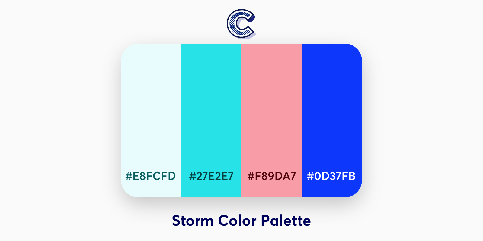 the featured image of storm color palette