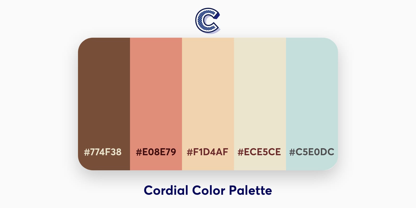 the featured image of cordial color palette