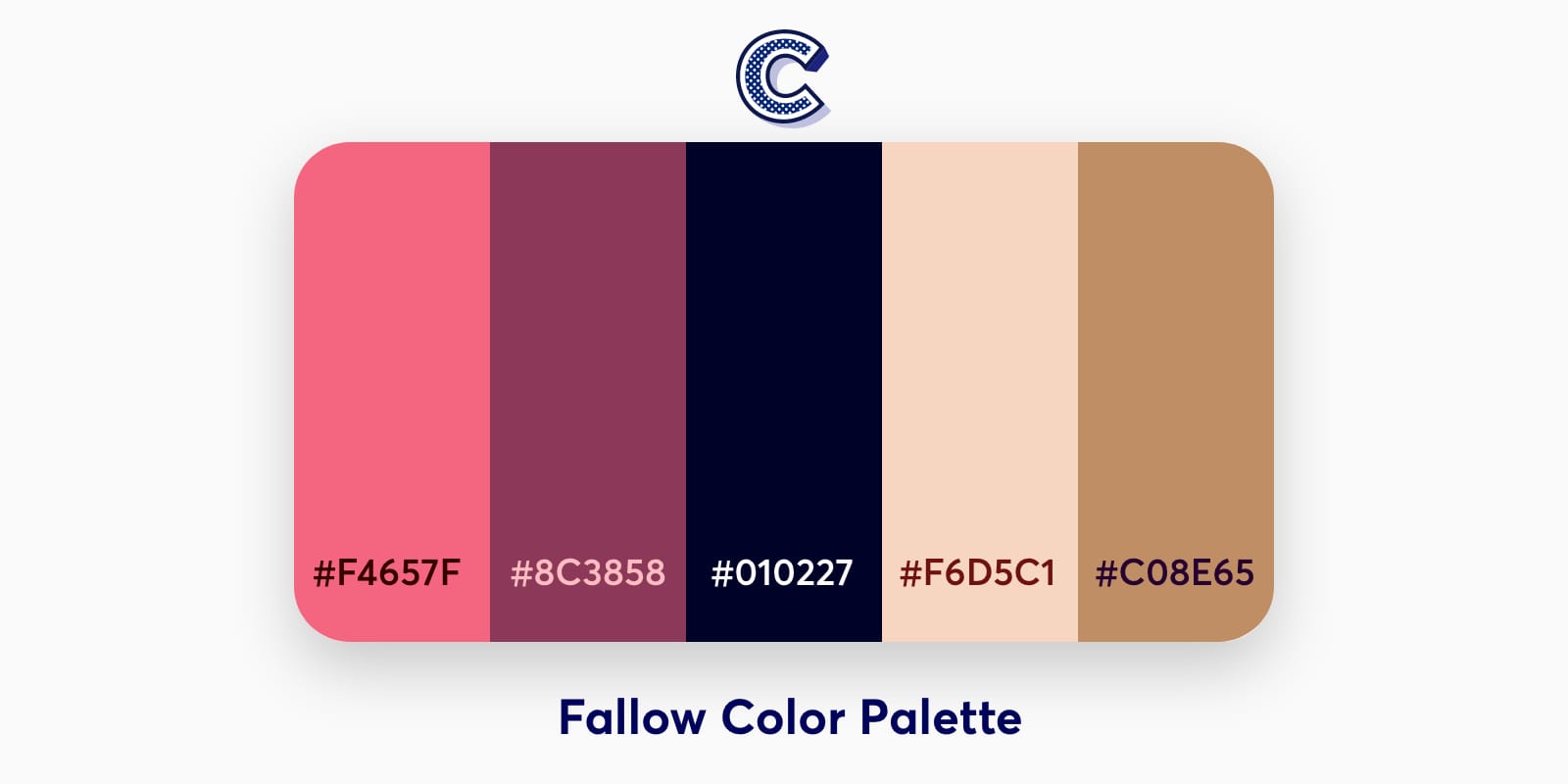 the featured image of fallow color palette