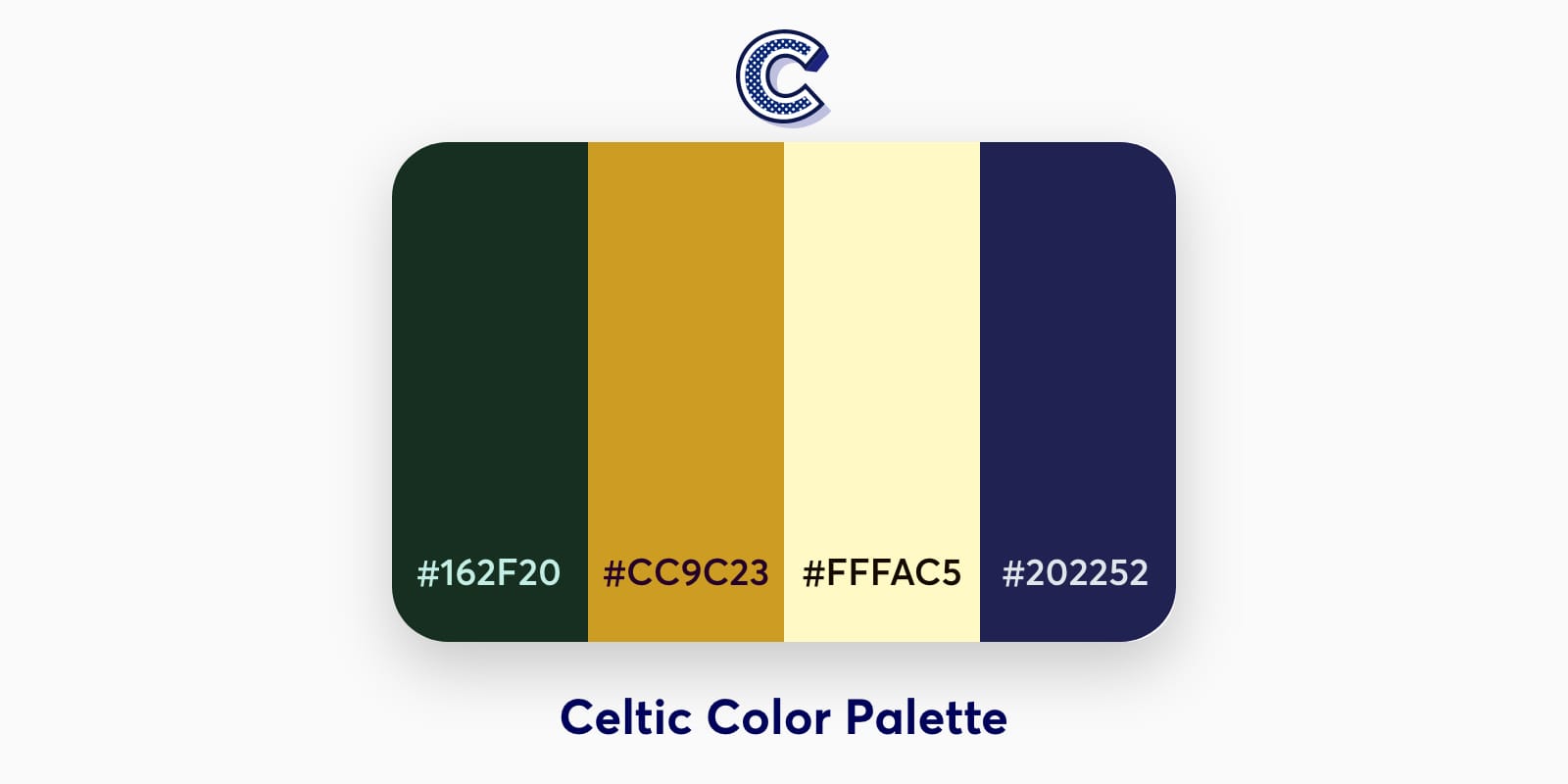 the featured image of celtic color palette