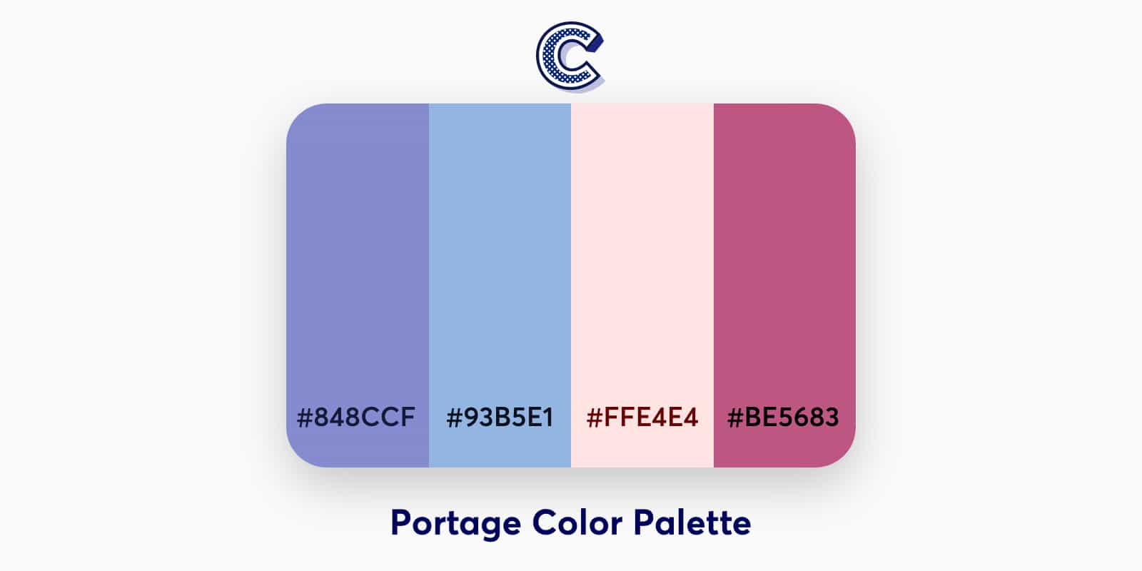 the featured image of portage color palette