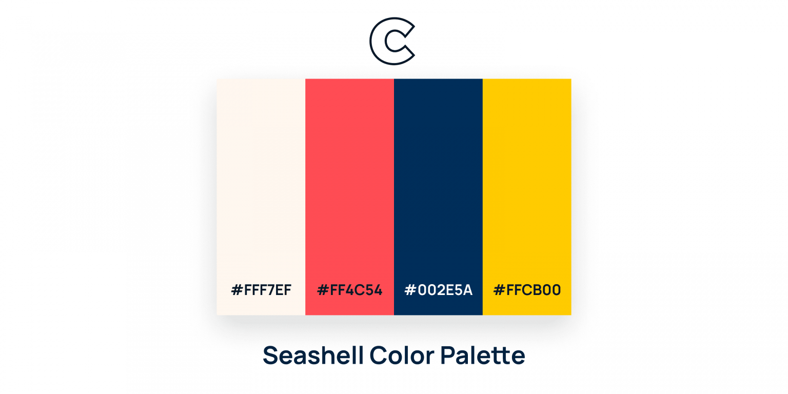 Colorpoint Beautiful Color Palettes Seashell Color Palette