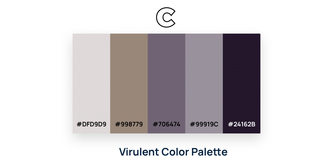 Colorpoint Beautiful Color Palettes Virulent Color Palette